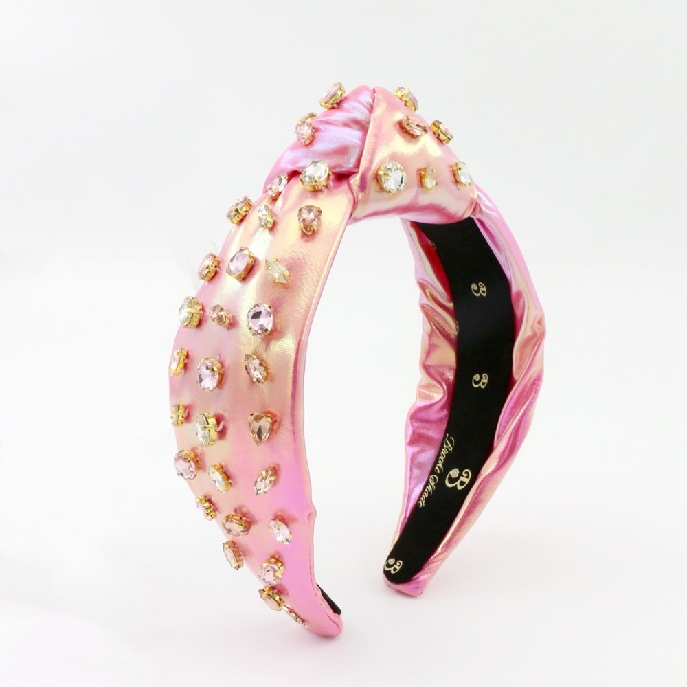 123. NEW The Brooke Shade “Sunkissed” Pink Iridescent Glam  Headband 🌞 - Picture 2 of 3